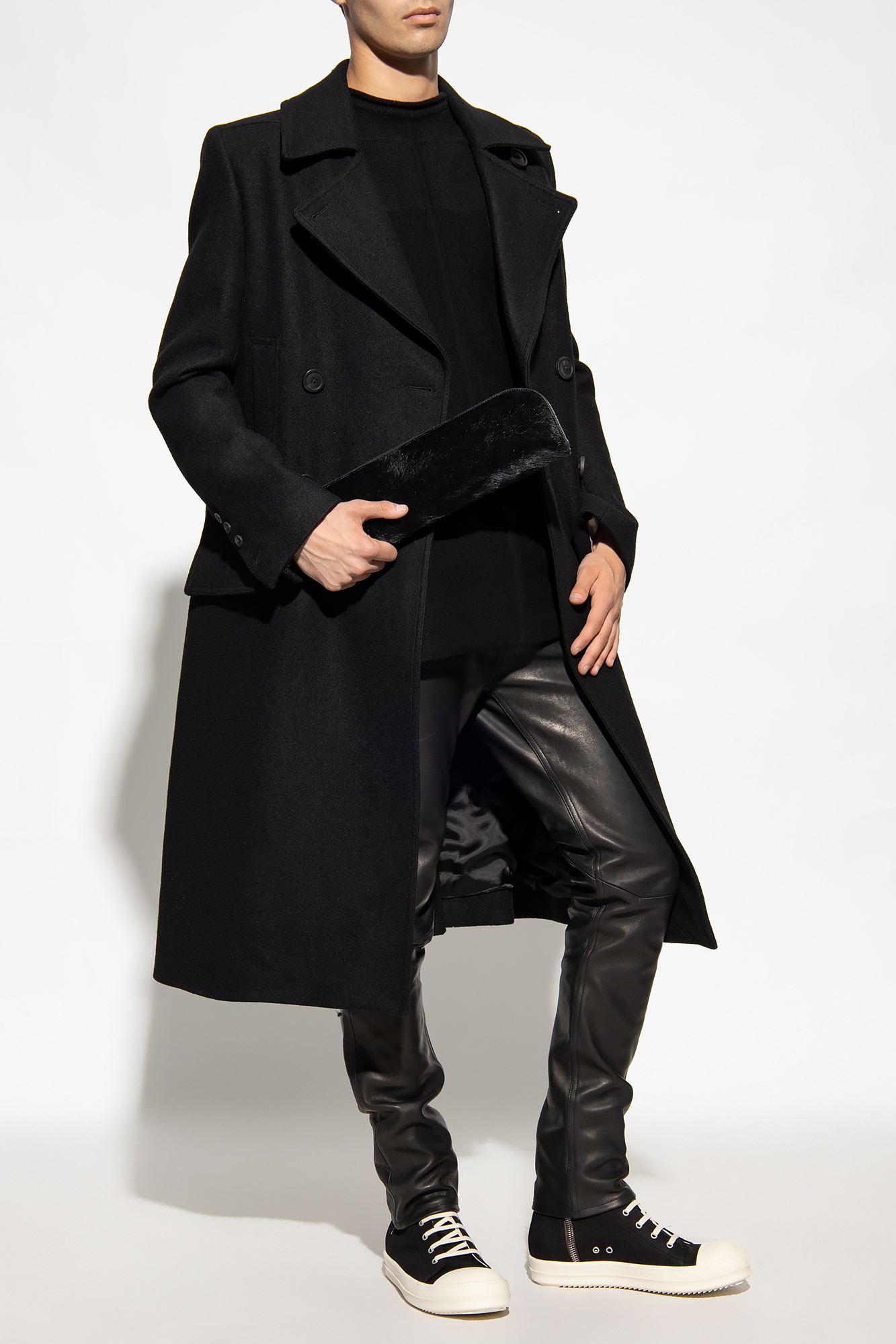 Rick owens cheap trench coat